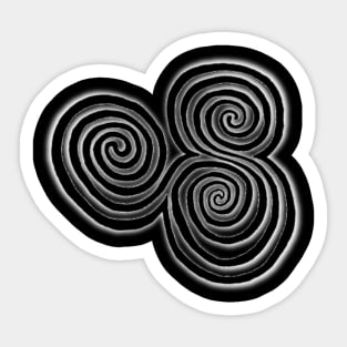 Newgrange Spiral Sticker